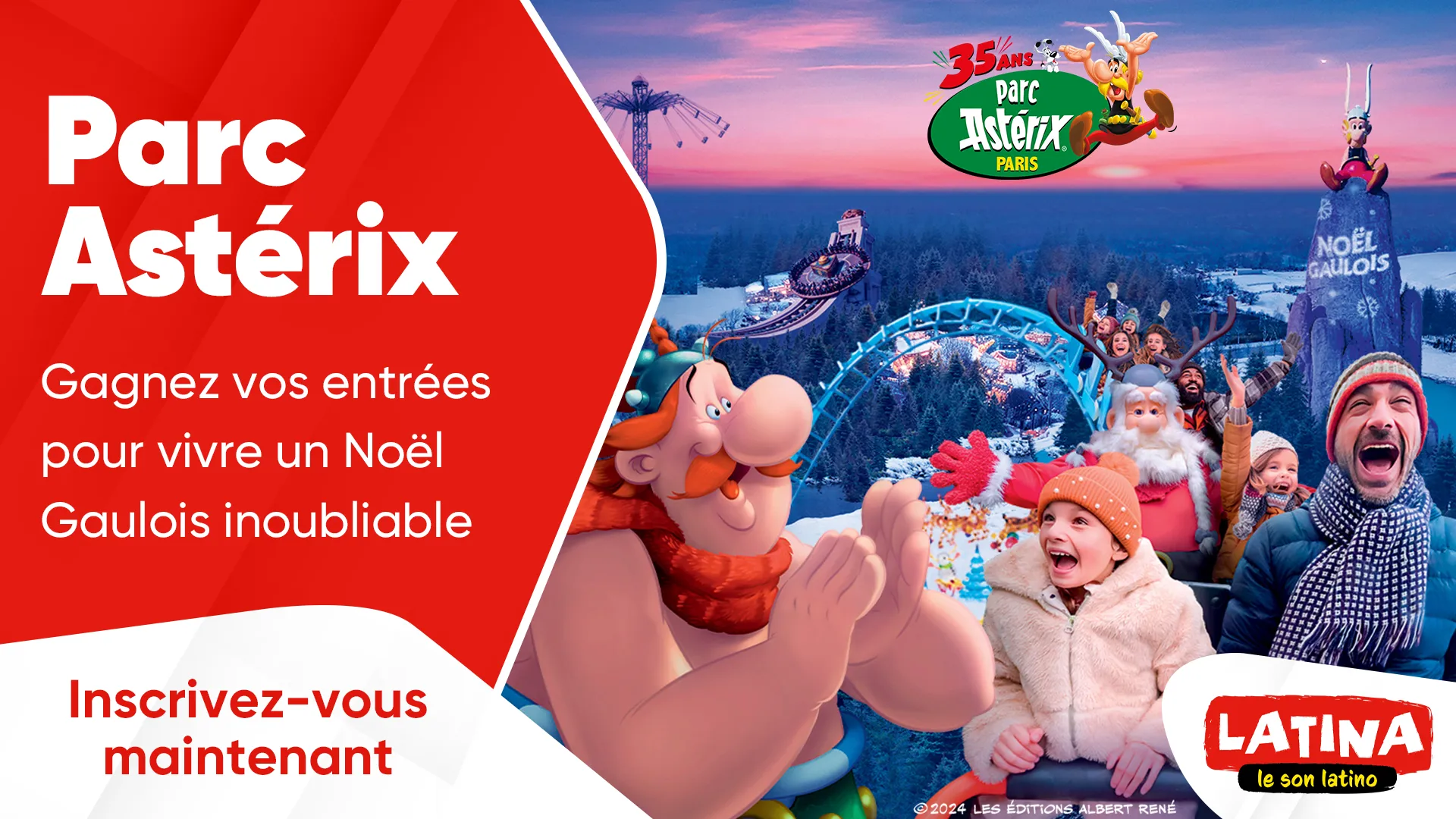 Parc Ast Rix Gagnez Vos Entr Es Pour Vivre Un No L Gaulois Inoubliable Latina