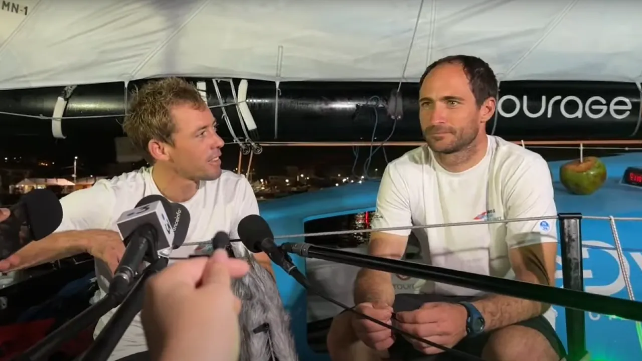 Transat Jacques-Vabre : Thomas Ruyant et Morgan Lagravière remportent ...