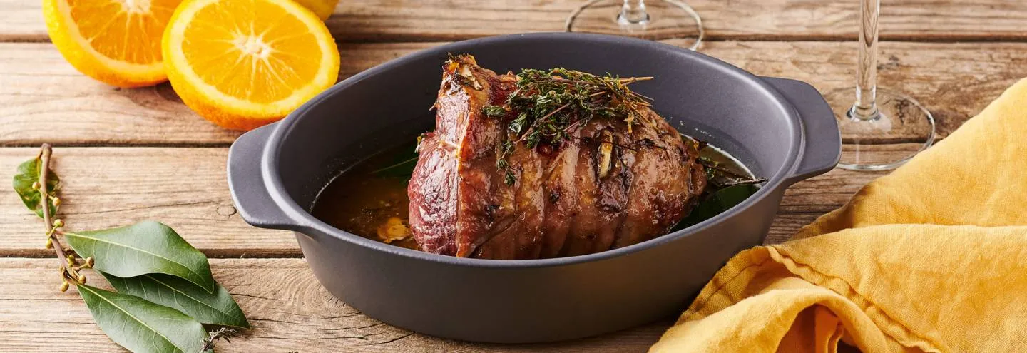 DKL - Gigot d'agneau au miel et aux agrumes