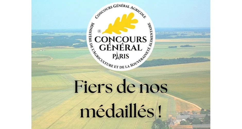 3 médailles au Concours Général Agricoles 2024