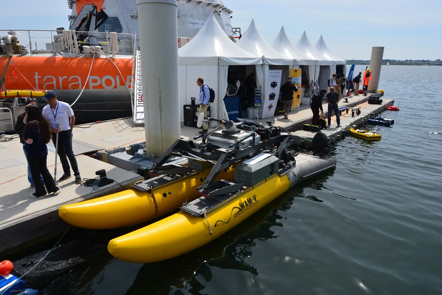 Au NavExpo, les drones marins et sous marins d'Exail ont la cote !