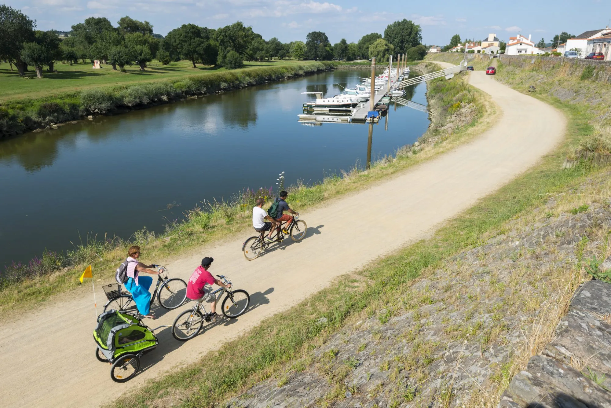Loire a velo Velodyssee. Les vacances a velo ont le vent en poupe HIT WEST