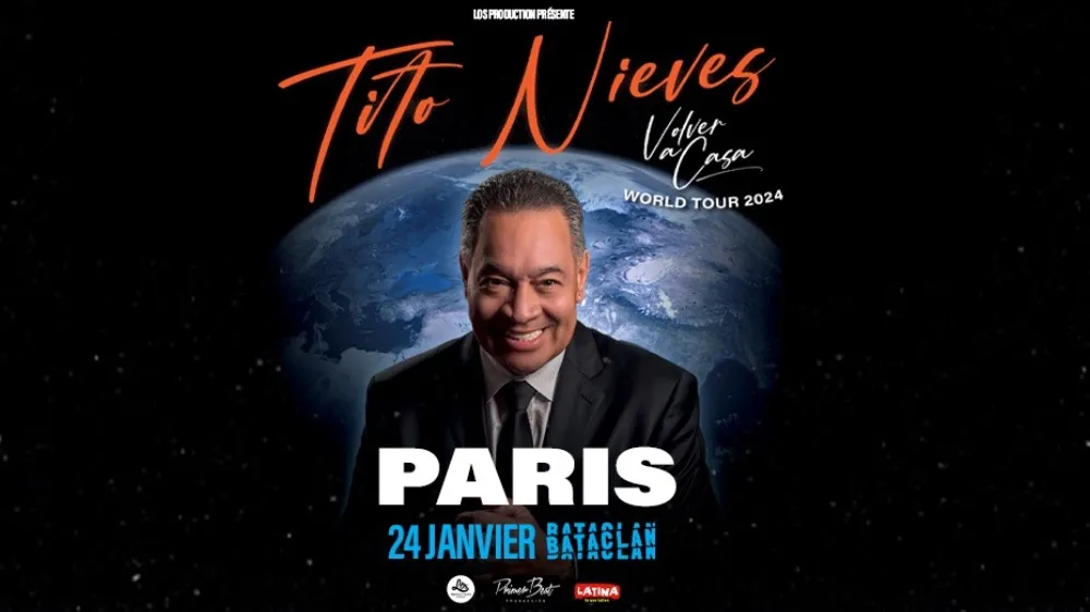 Concert Tito Nieves au Bataclan en janvier 2024