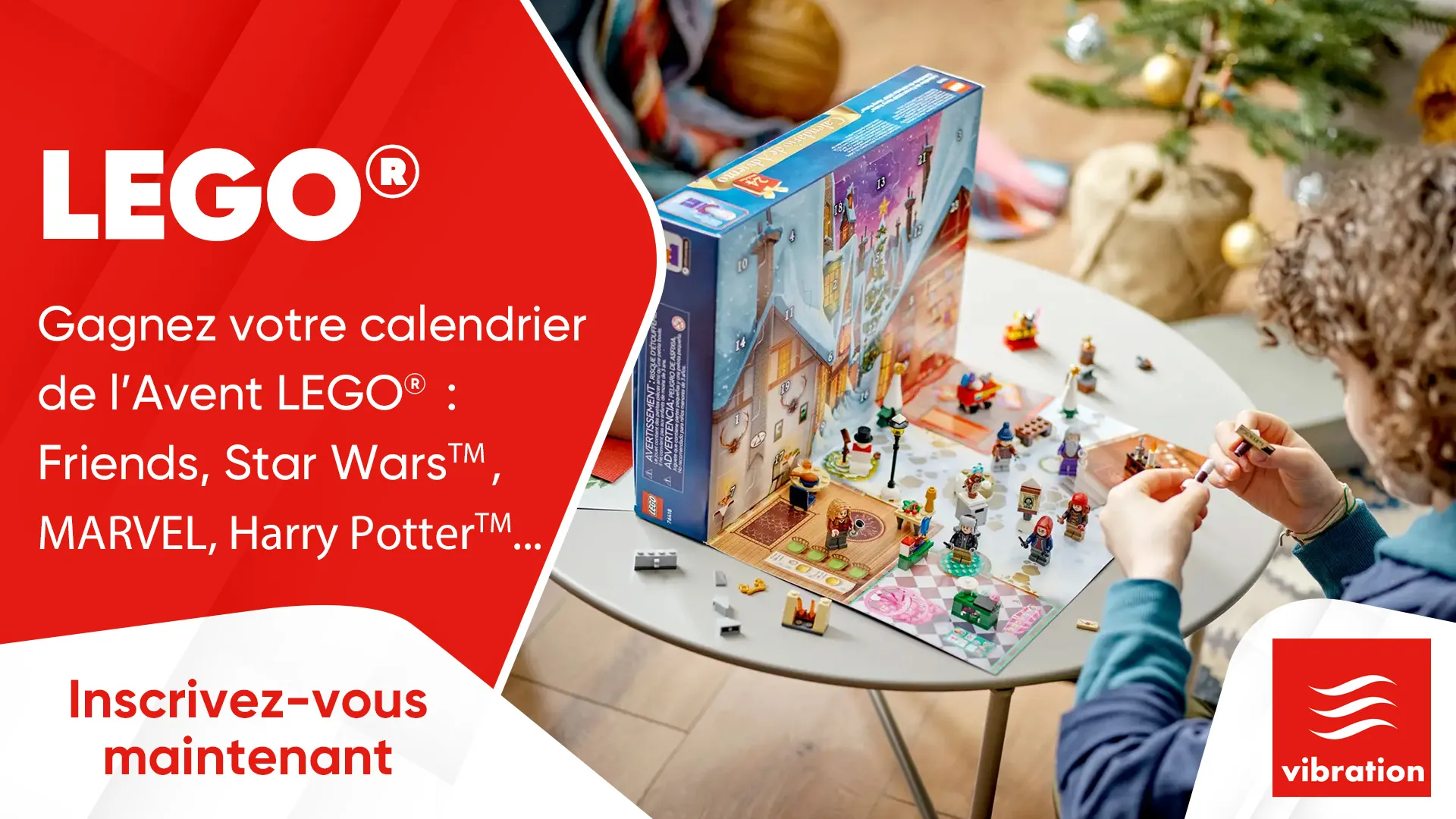 LEGO® : gagnez votre calendrier de l'Avent LEGO® Friends, Star Wars™,  MARVEL, Harry Potter™