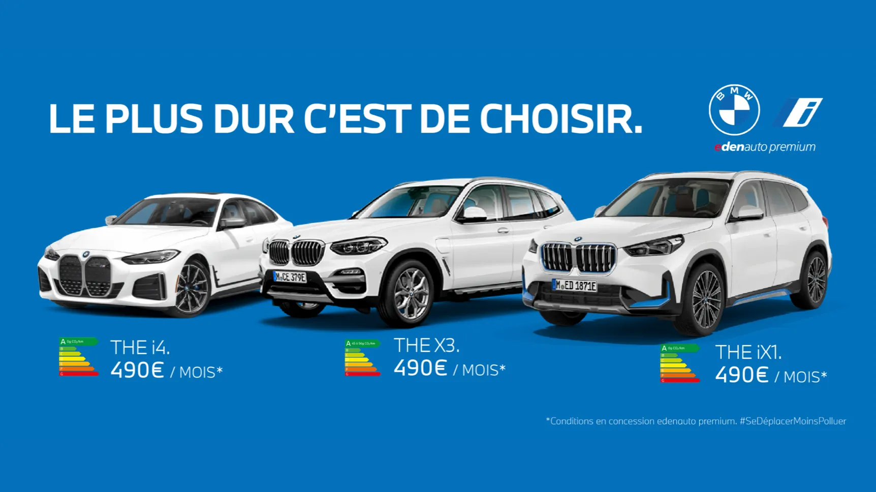 Edenauto Premium BMW Périgueux à la découverte de la gamme électrique