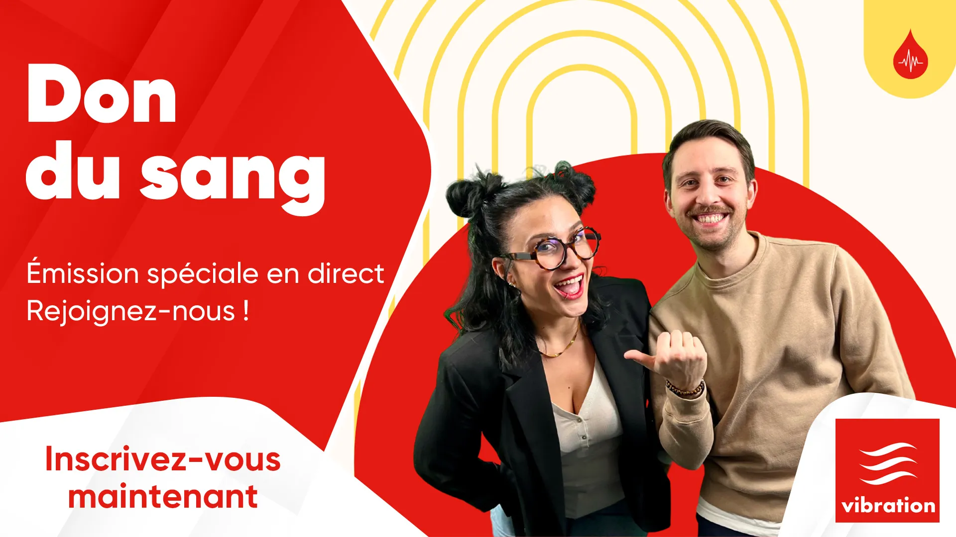 L'Équipe Vibration en direct pour les journées mondiales des donneurs ...