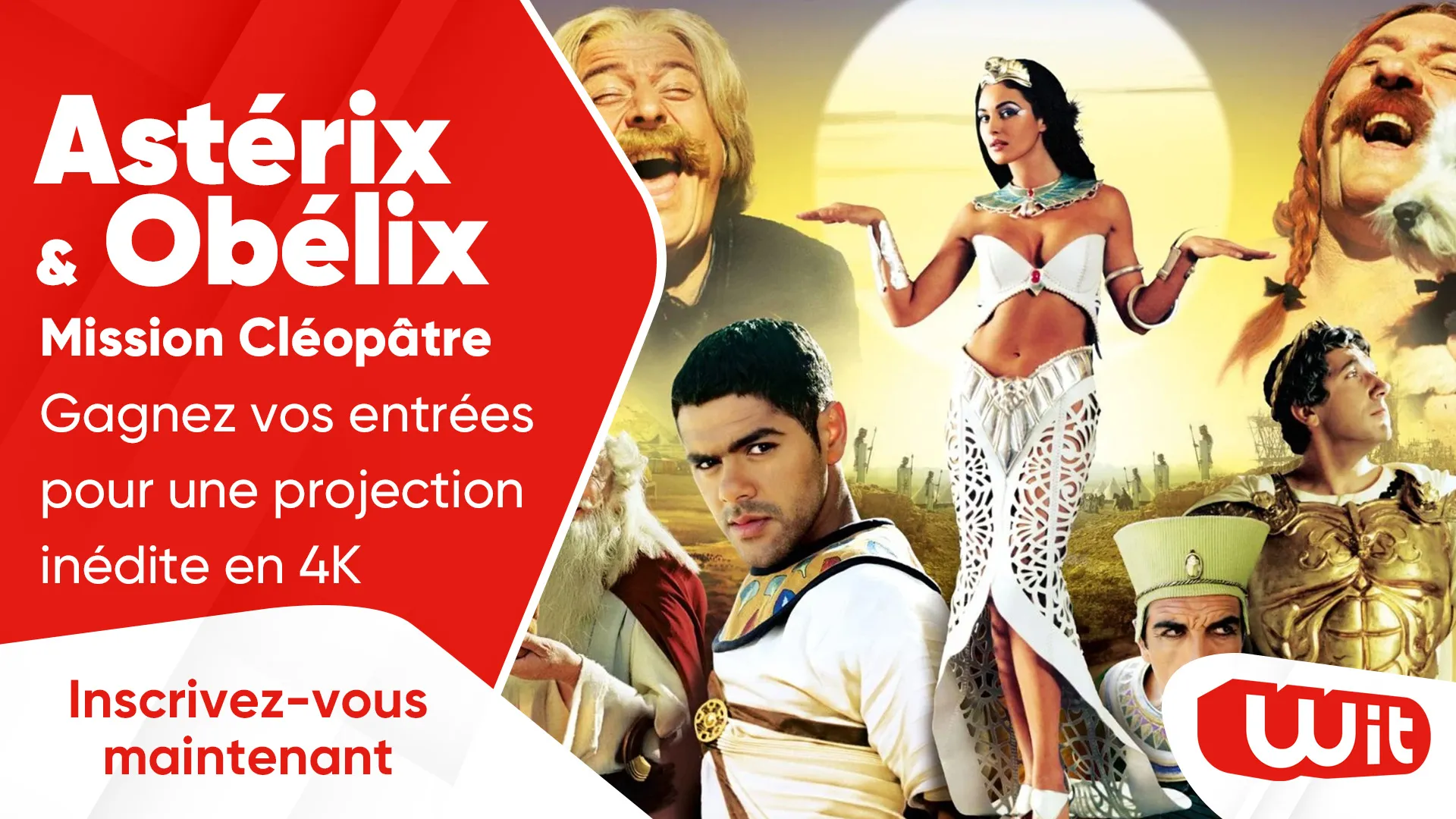 Astérix et Obélix Mission Cléopâtre gagnez vos entrées pour une projection inédite en 4K