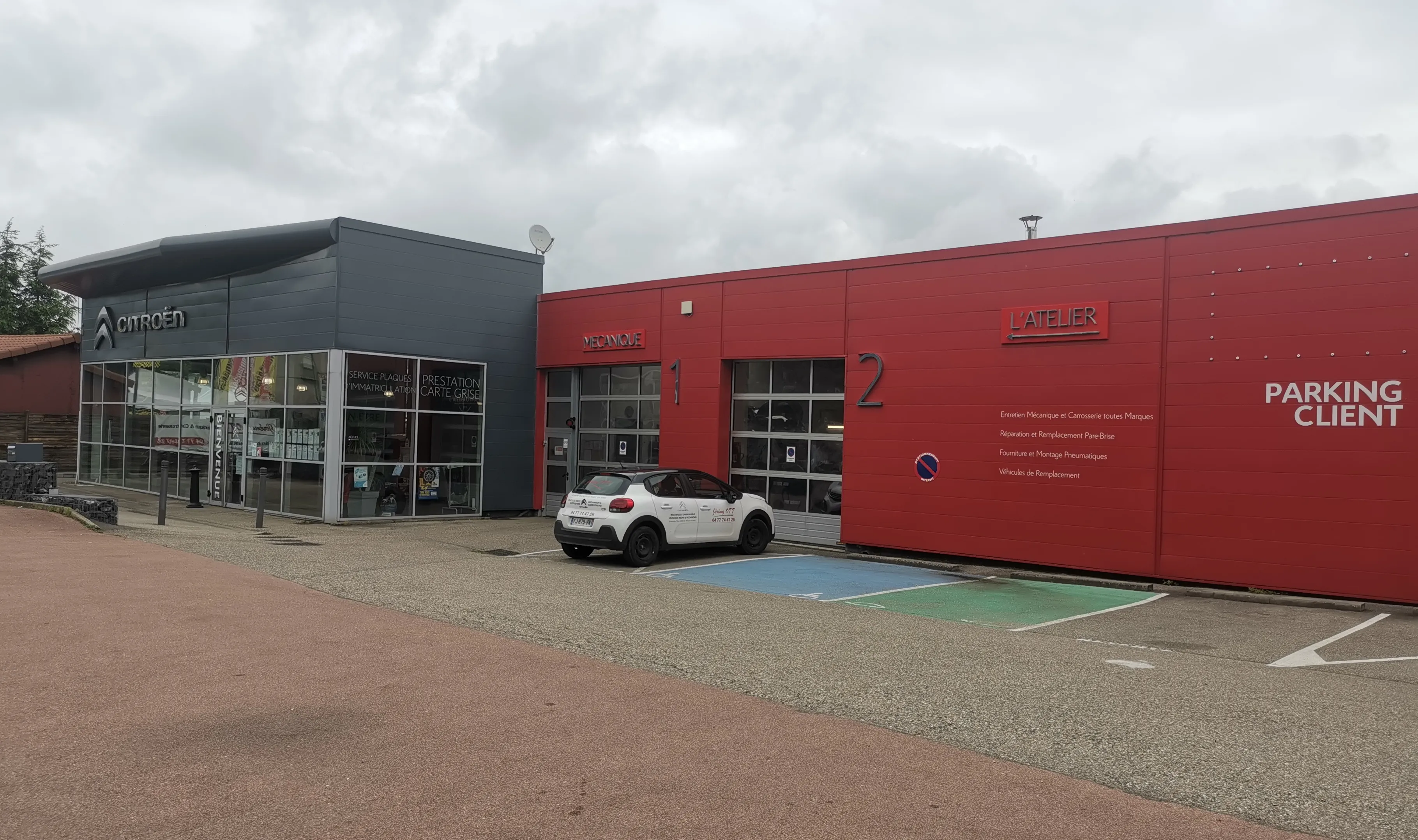 Garage complet Citroën des années 60 - Jeux & Jouets