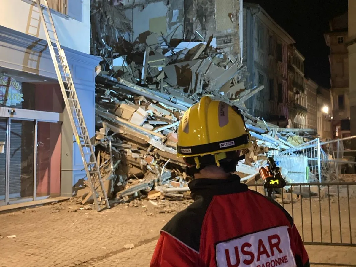 L'immeuble de la rue Saint Rome s'est effondré Toulouse FM