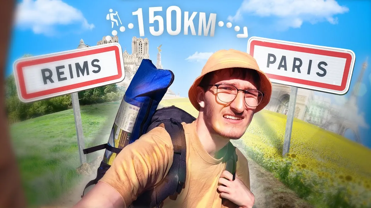 From Reims to Paris on foot!