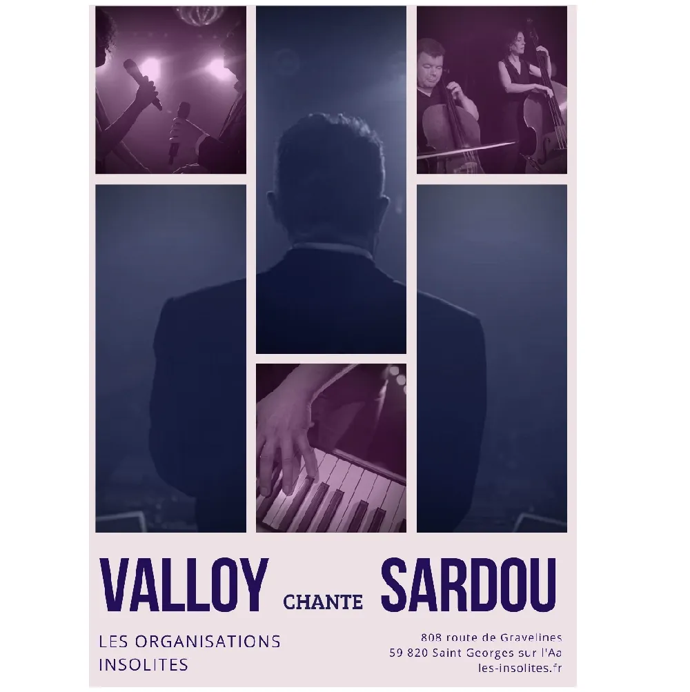 Emmanuel VALLOY chante Sardou le 17 Mars à Téteghem Coudekerque Village