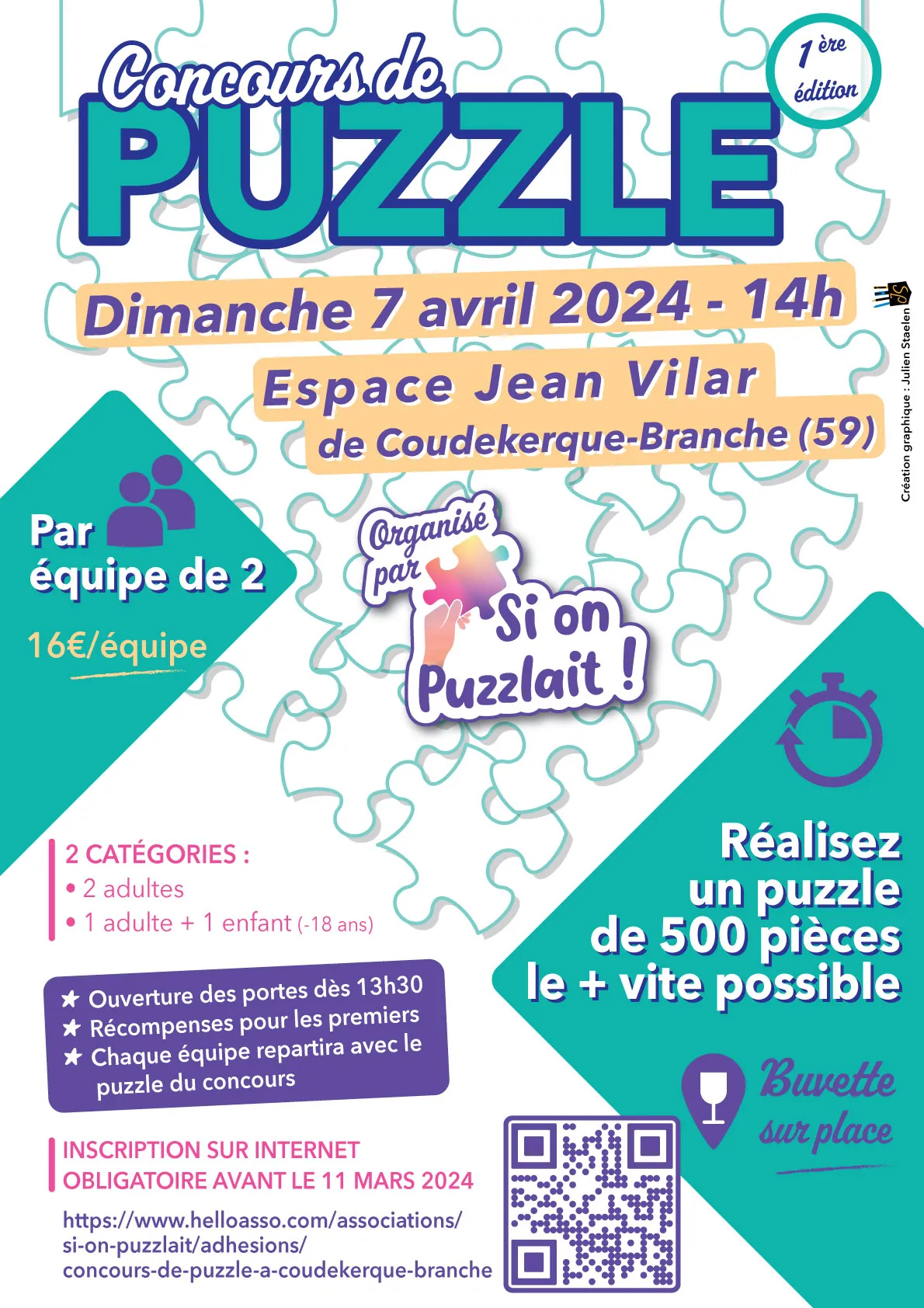 Une association d'amateurs de puzzle à Coudekerque-Branche 