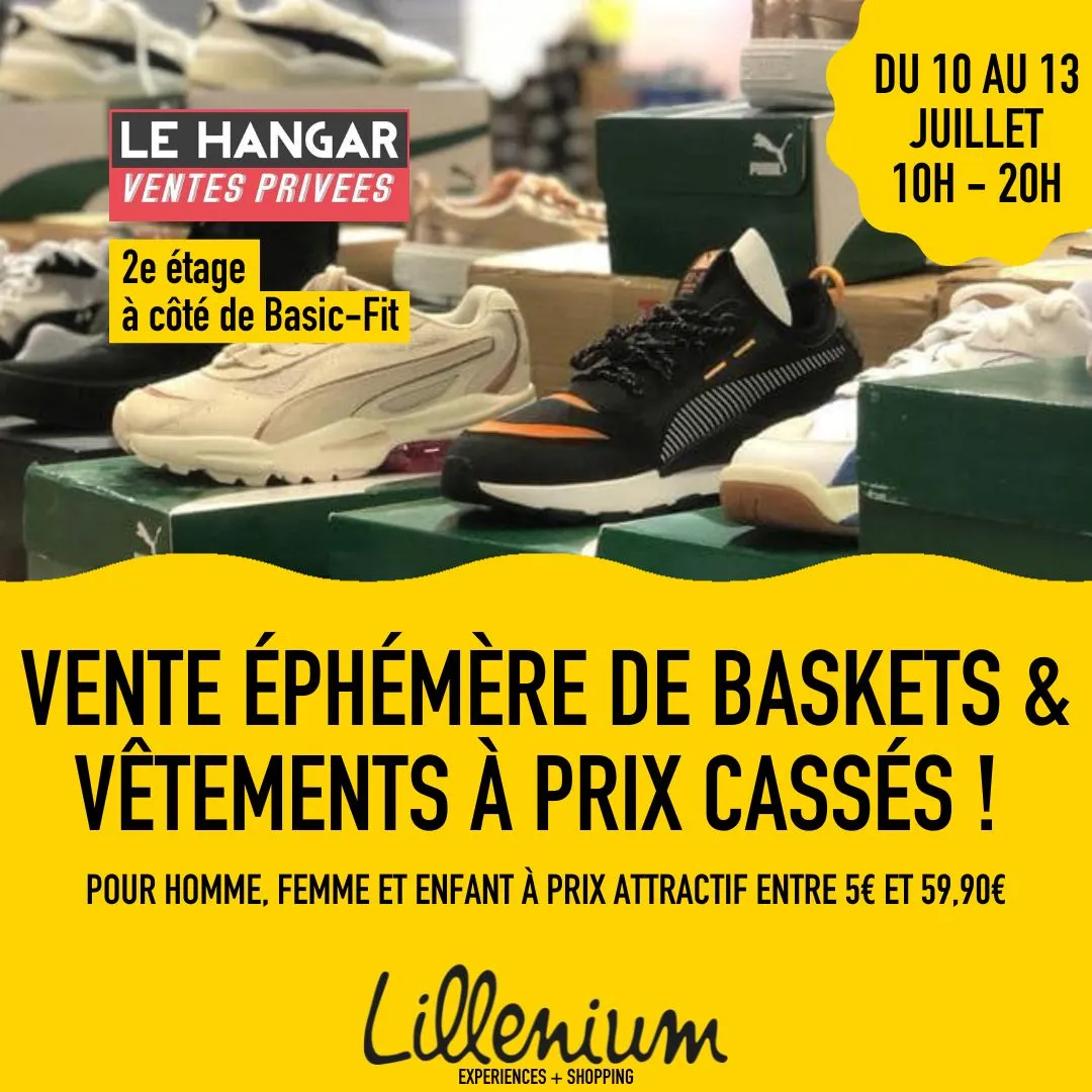 METROPOLYS Une boutique ephemere de baskets et vetements de sport a Lillenium