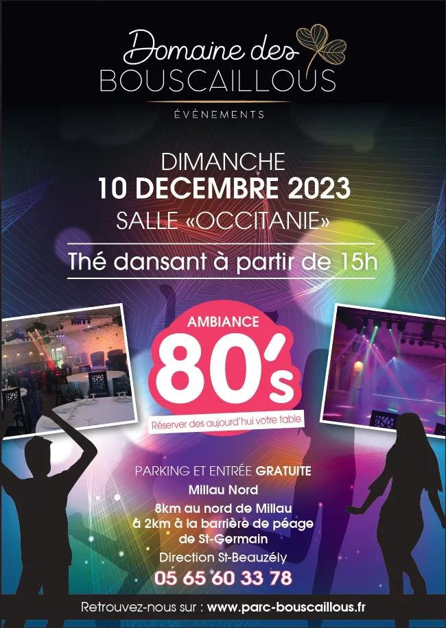 Millau (12) : Thé dansant ambiance années 80