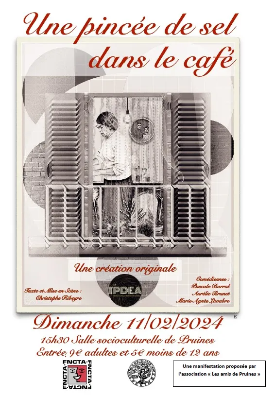 Pruines (12) Théâtre « Une pincée de sel dans le café