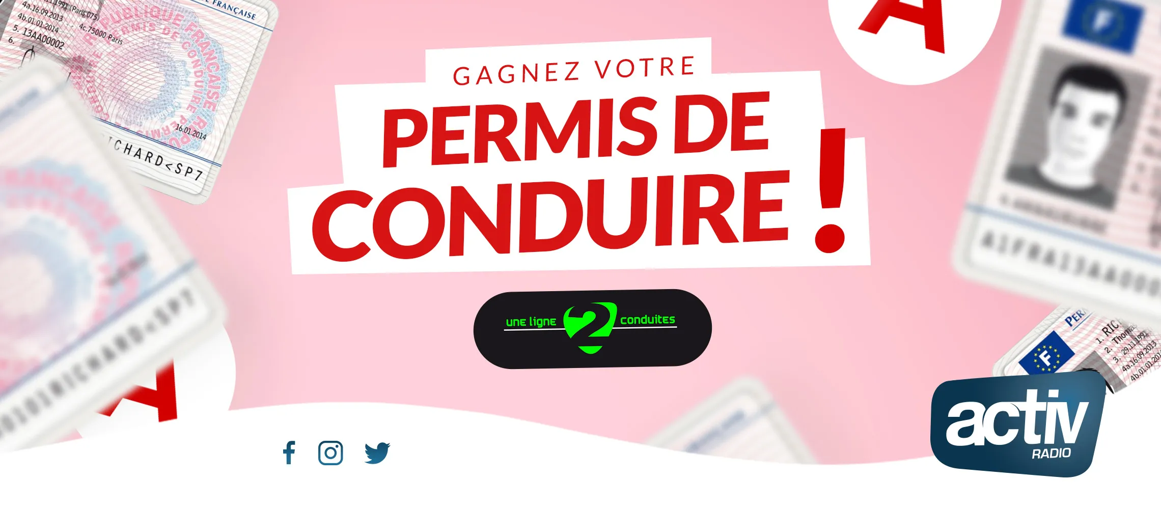 Jeu Web Gagnez votre permis de conduire sur ACTIV