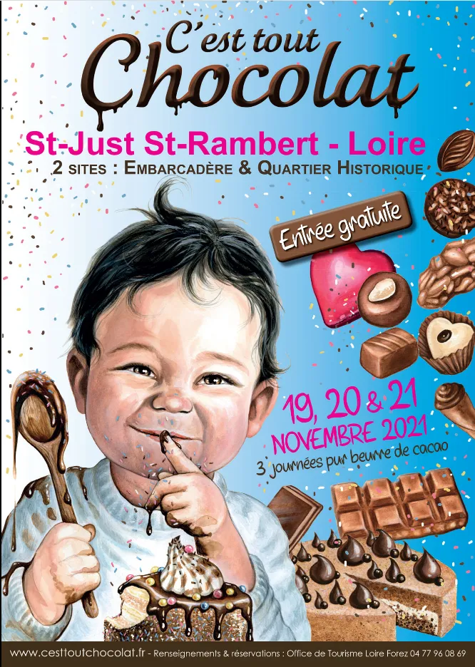 Le salon tout chocolat ouvre ses portes à SaintJustSaintRambert