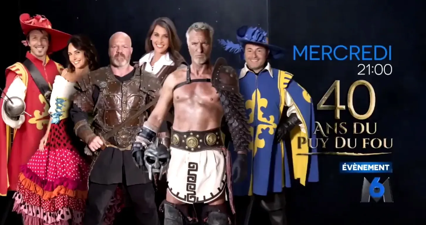Les animateurs d'M6 acteurs du Puy du Fou le temps d'une soirée - RCA