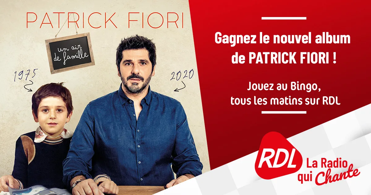 Jeux Concours - Gagnez le nouvel album de Patrick Fiori