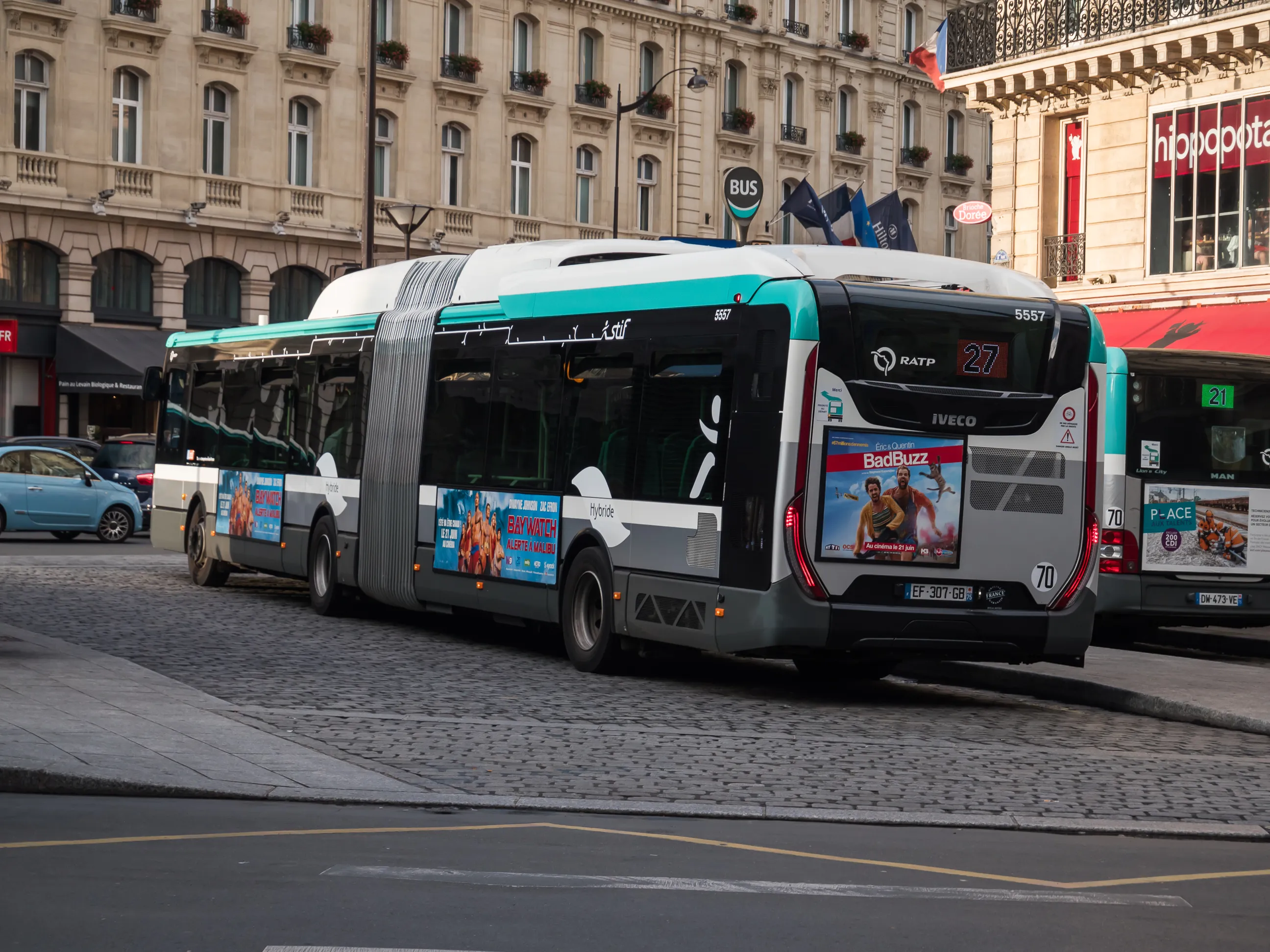 Bus 607 La Courneuve 8 Mai 1945 C'est parti pour l'expérimentation des arrêts à la demande dans les bus