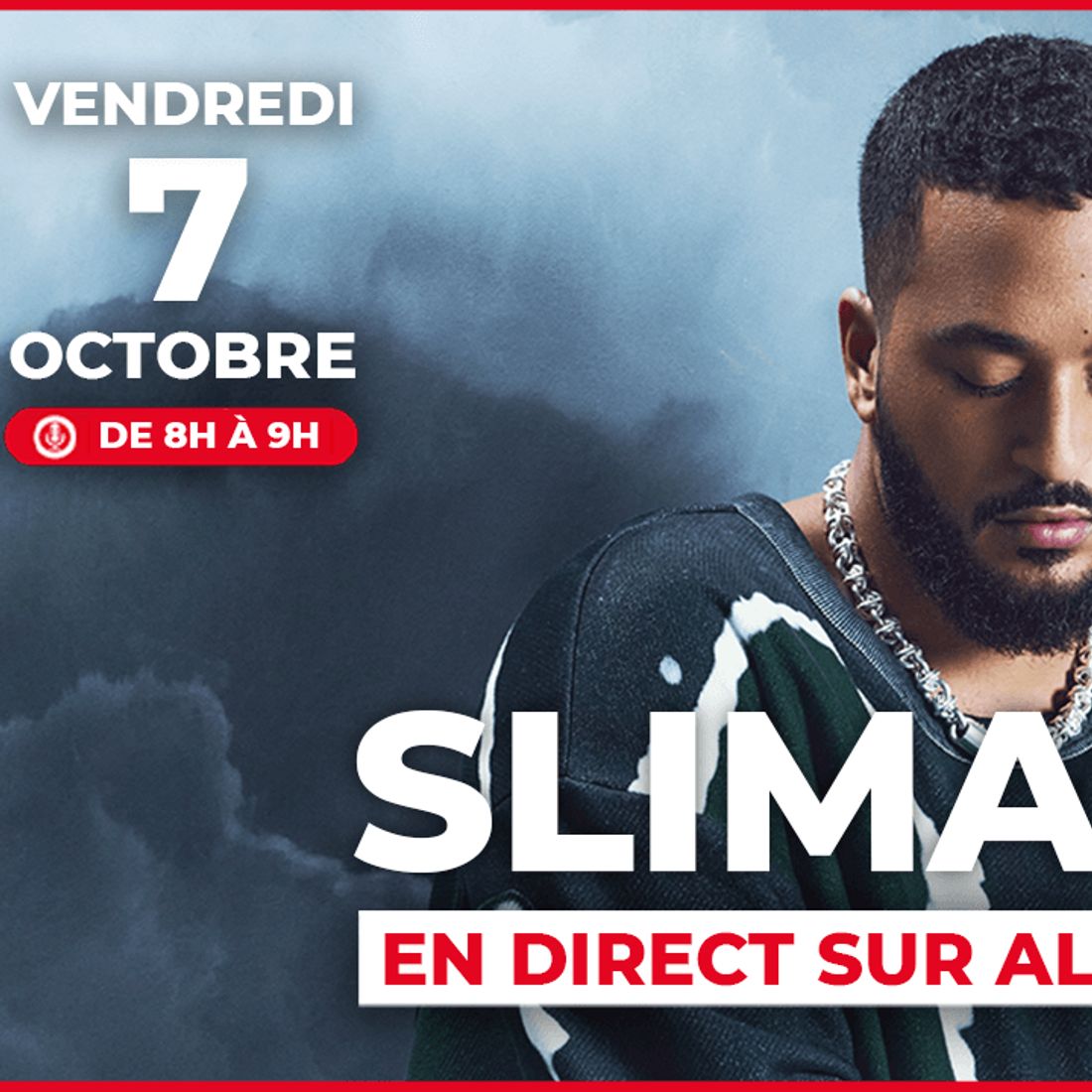 Slimane sera en direct sur Alouette le 7 octobre !