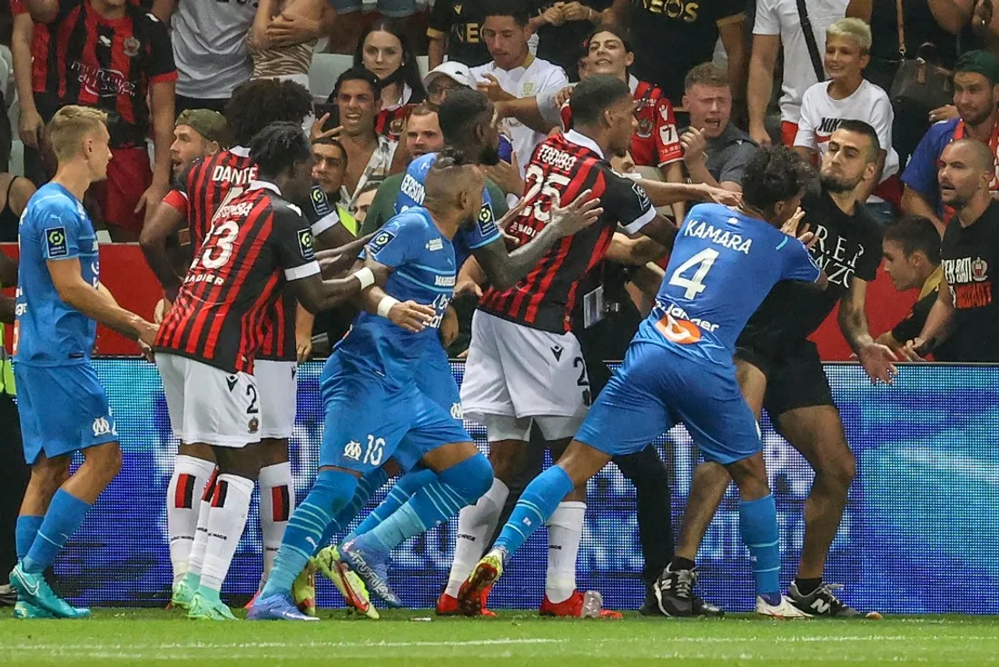 Match de football Nice-OM du 22 août