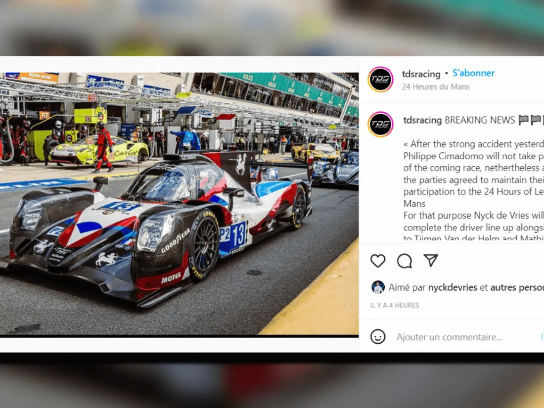 24 heures du Mans : un pilote de 62 ans recalé la veille de la course
