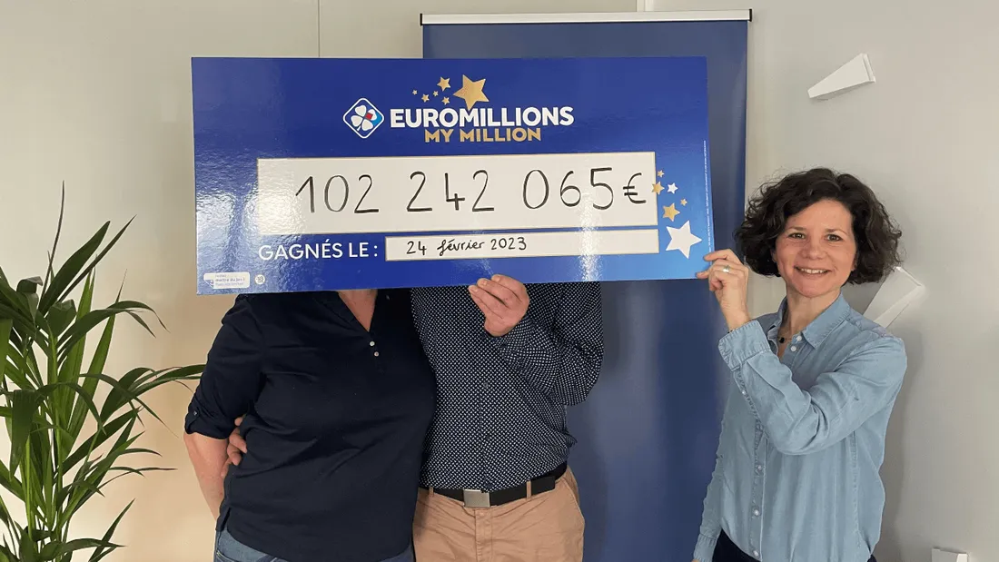 Une Sarthoise remporte 102 millions d'euros à l'Euromillions, un record ! 