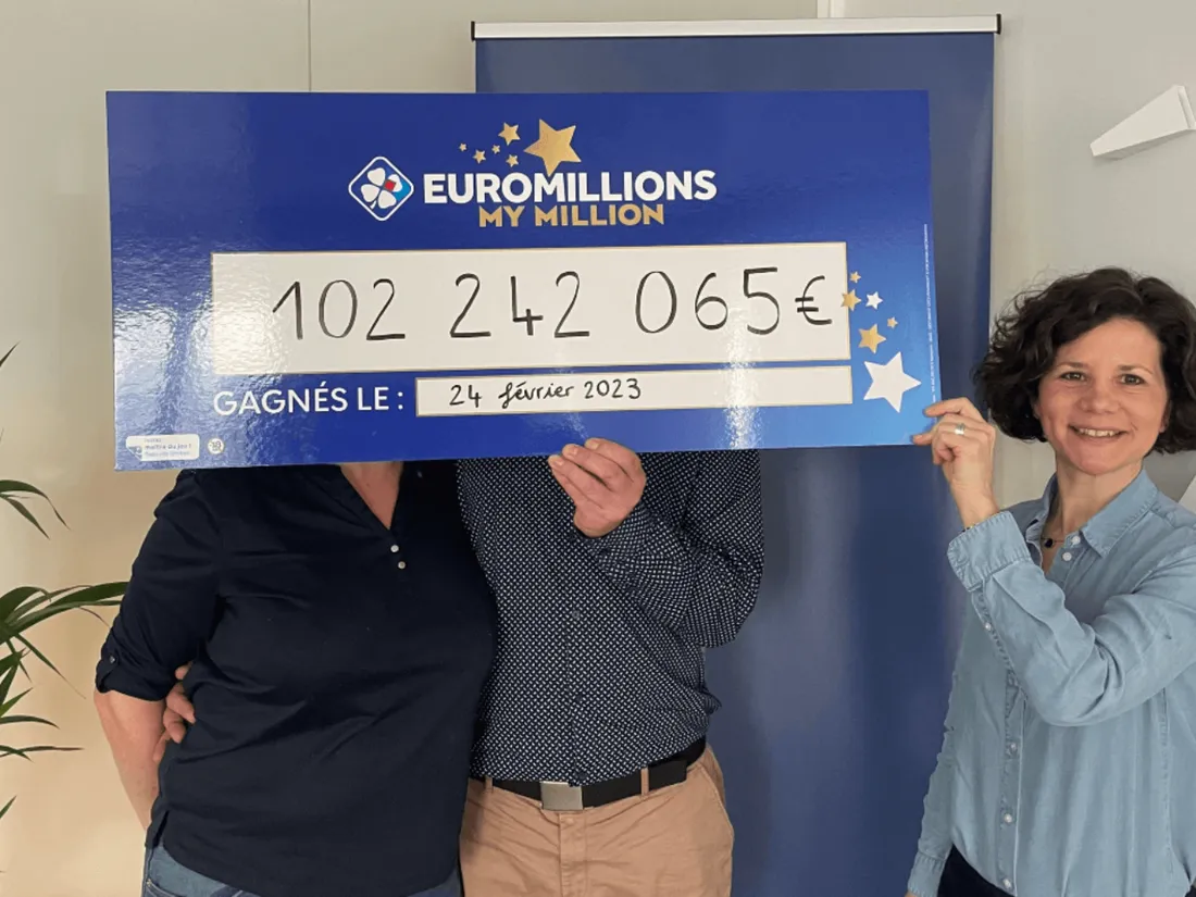 Une Sarthoise remporte 102 millions d'euros à l'Euromillions, un record ! 