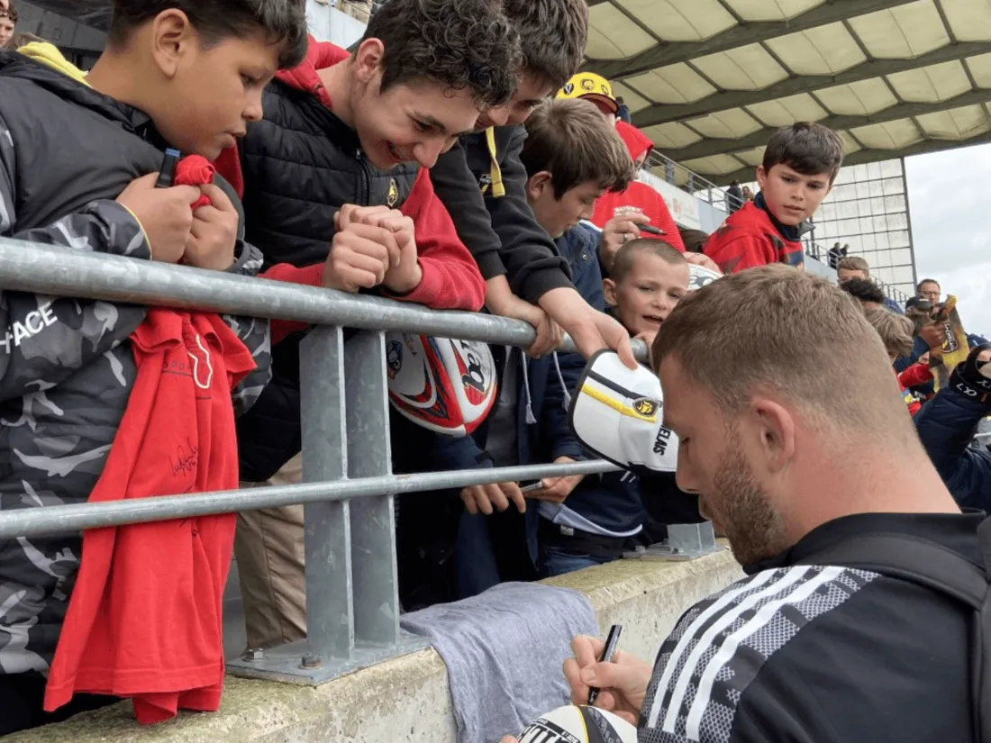 Le Stade Rochelais s'est entrainé à La roche sur yon