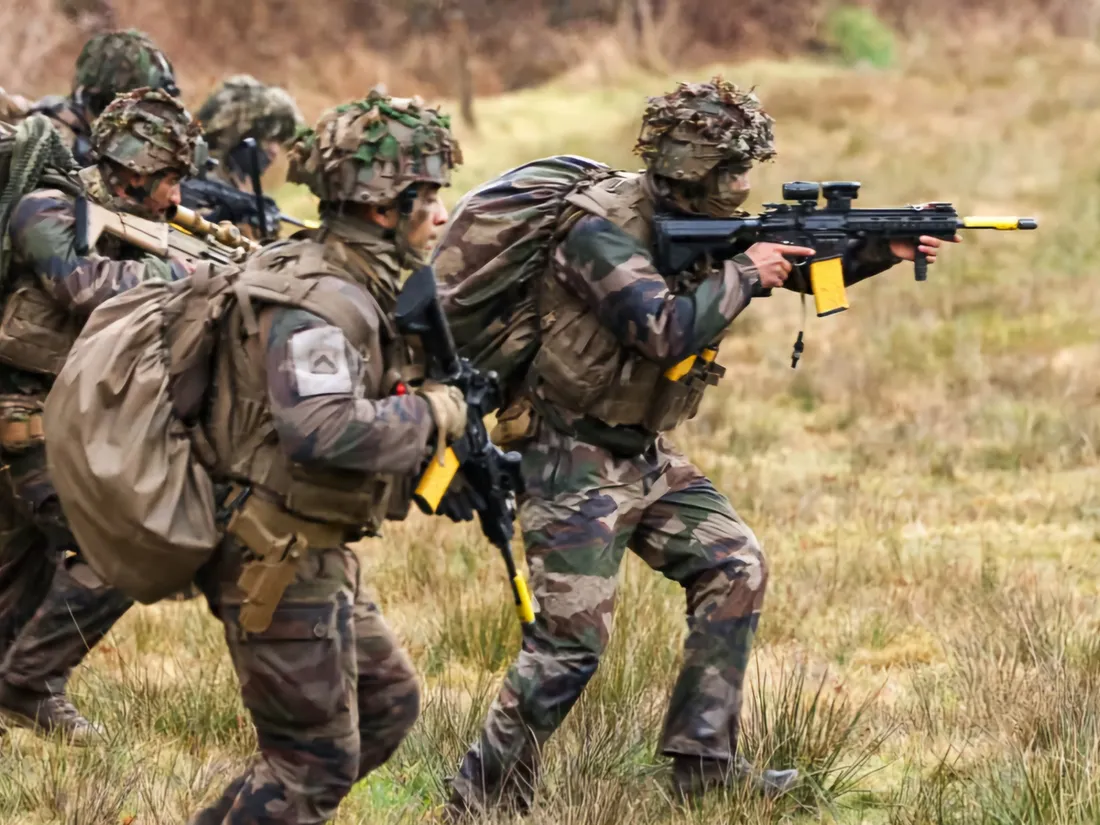 Militaires du 2ème Régiment étranger d'infanterie