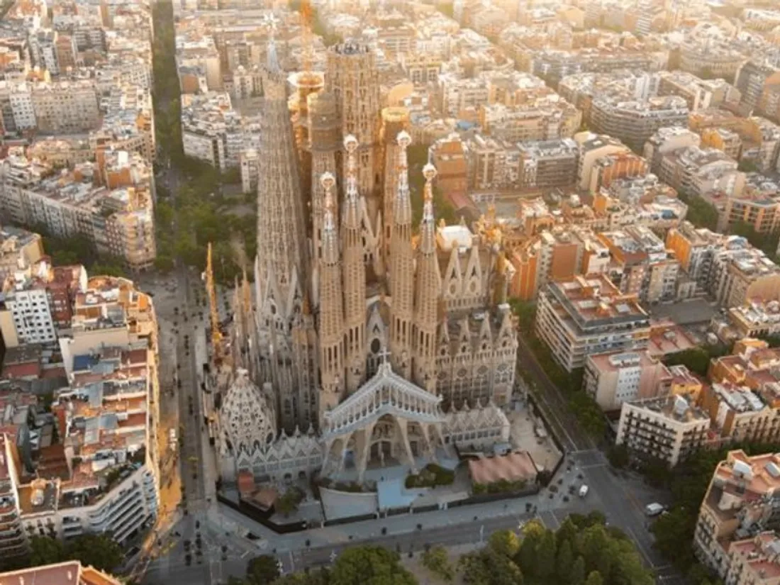 Les coureurs passeront devant la Sagrada Familia