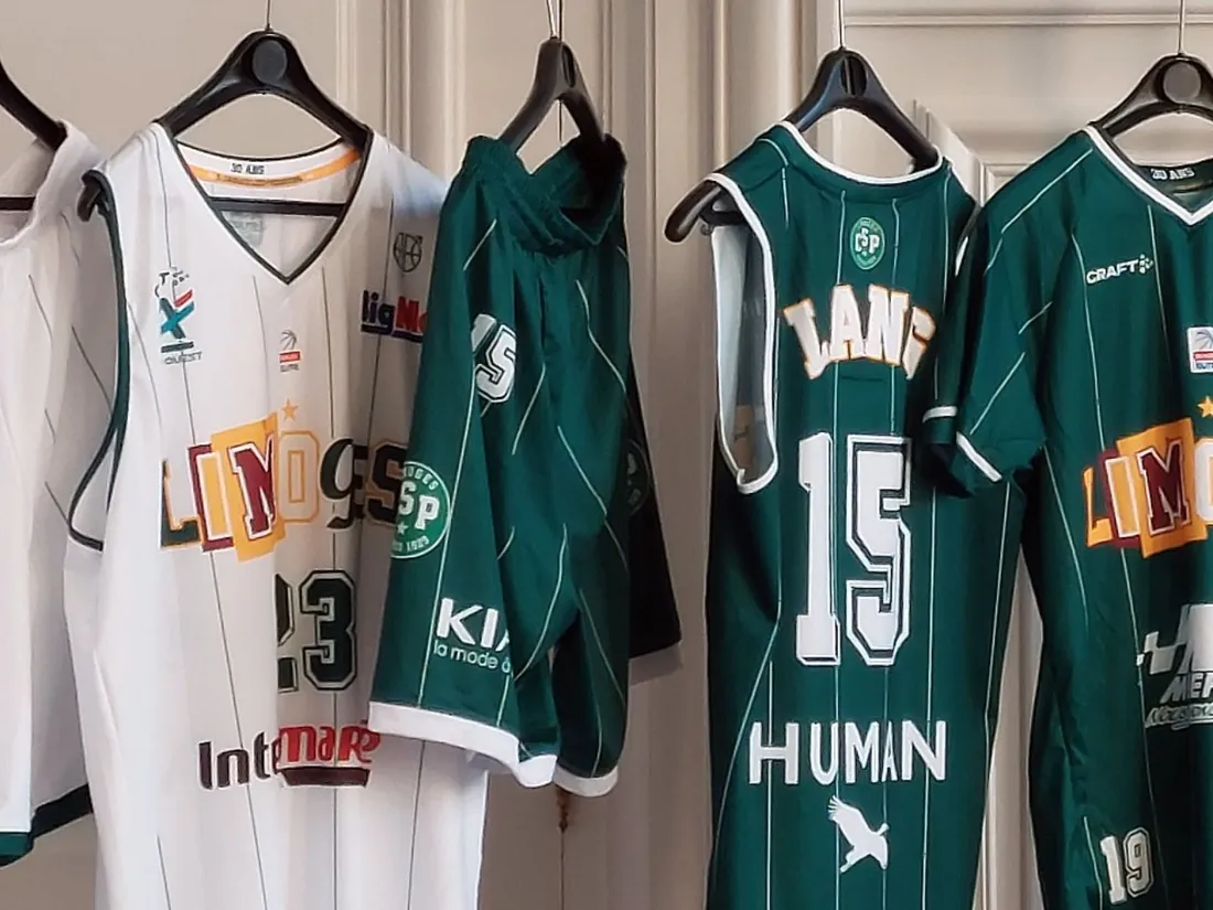 Maillot du Limoges CSP pour le championnat de Betclic Elite