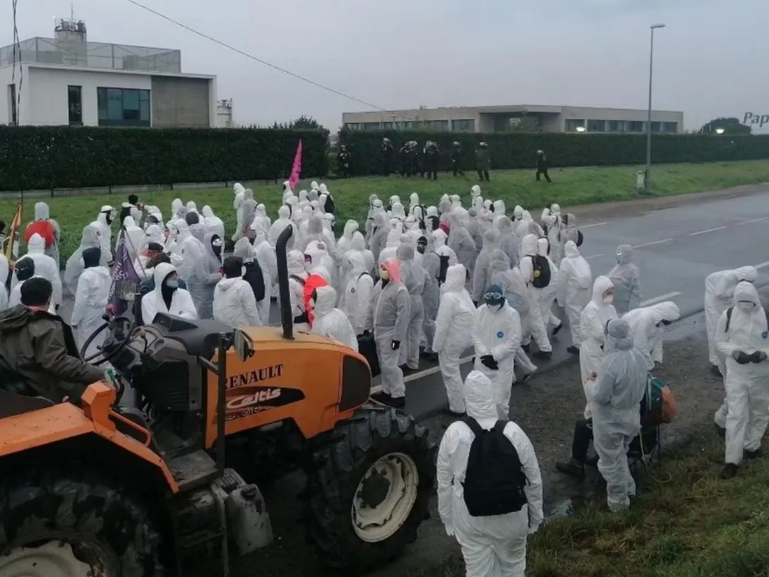 Près de Nantes : 12 interpellations après une manifestation contre un site Lafarge