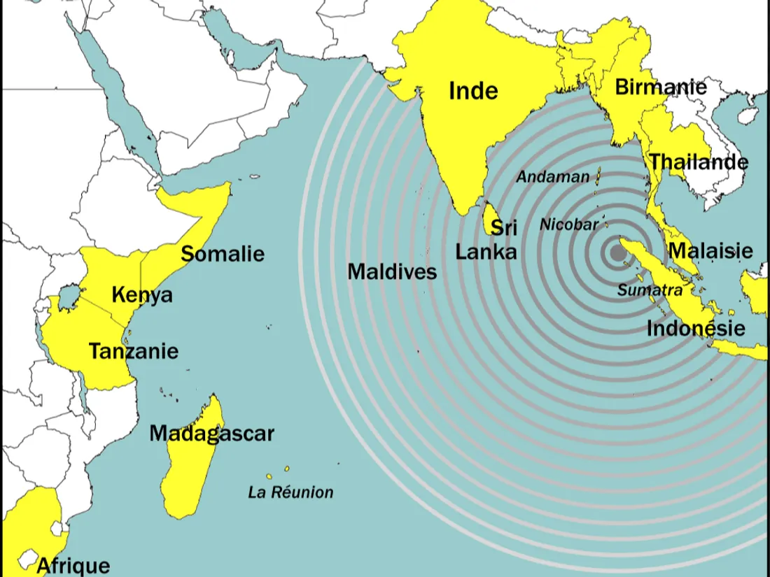 Carte tsunami