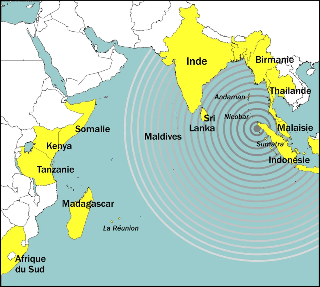 Carte tsunami