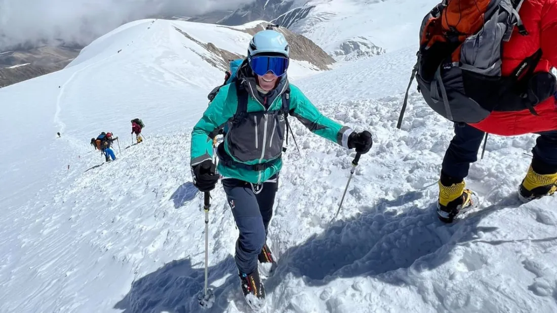 Delphine Chaigneau est arrivée en haut de l'Everest le mardi 21 mai