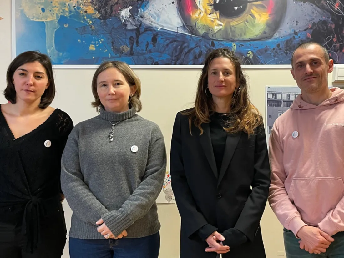 Justine Canales et Pauline Saint-Martin, médecins, avec Camille Cottin et Jean-Baptiste Del Amo