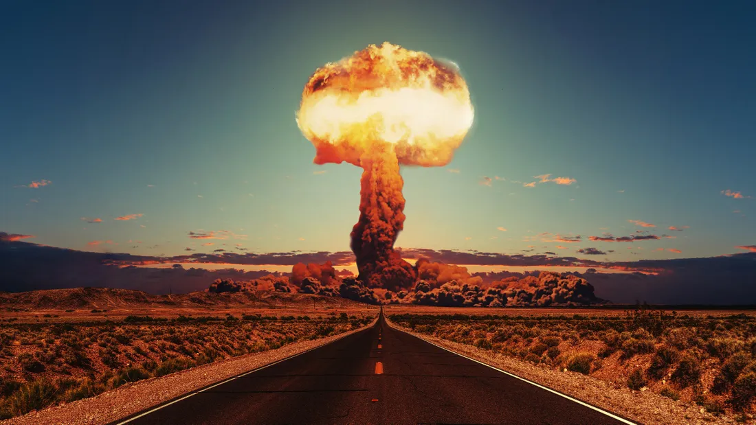 Explosion d'une bombe atomique