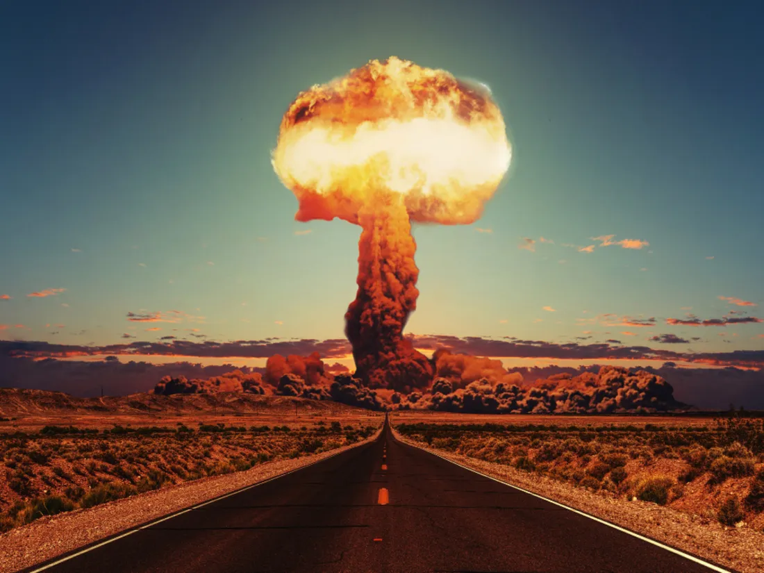 Explosion d'une bombe atomique