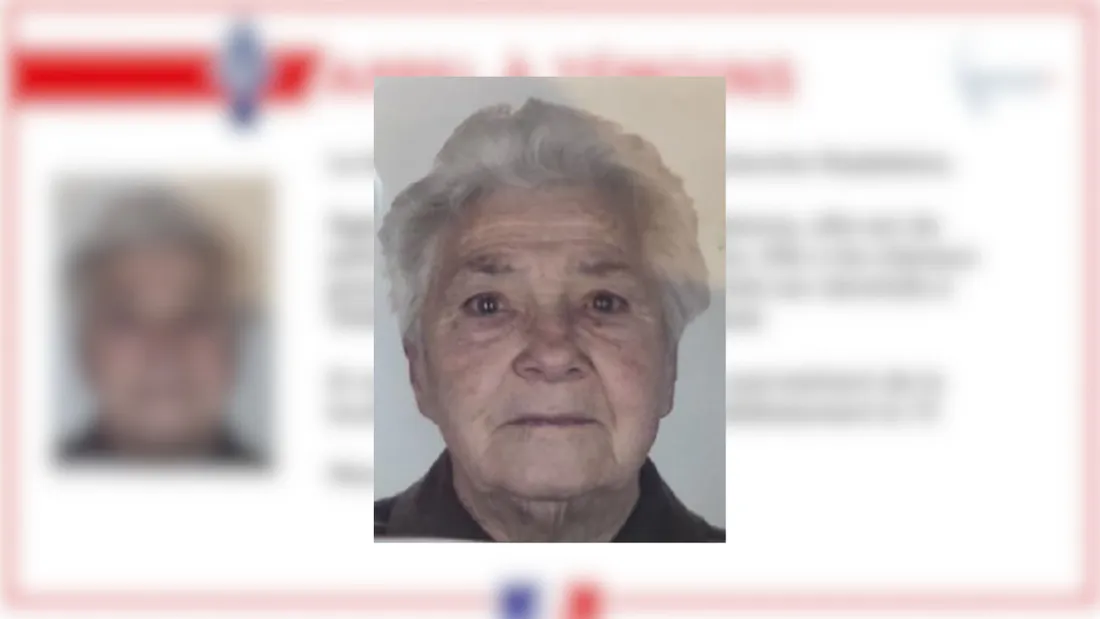 Un avis de disparition inquiétante est lancé pour une femme de 97 ans