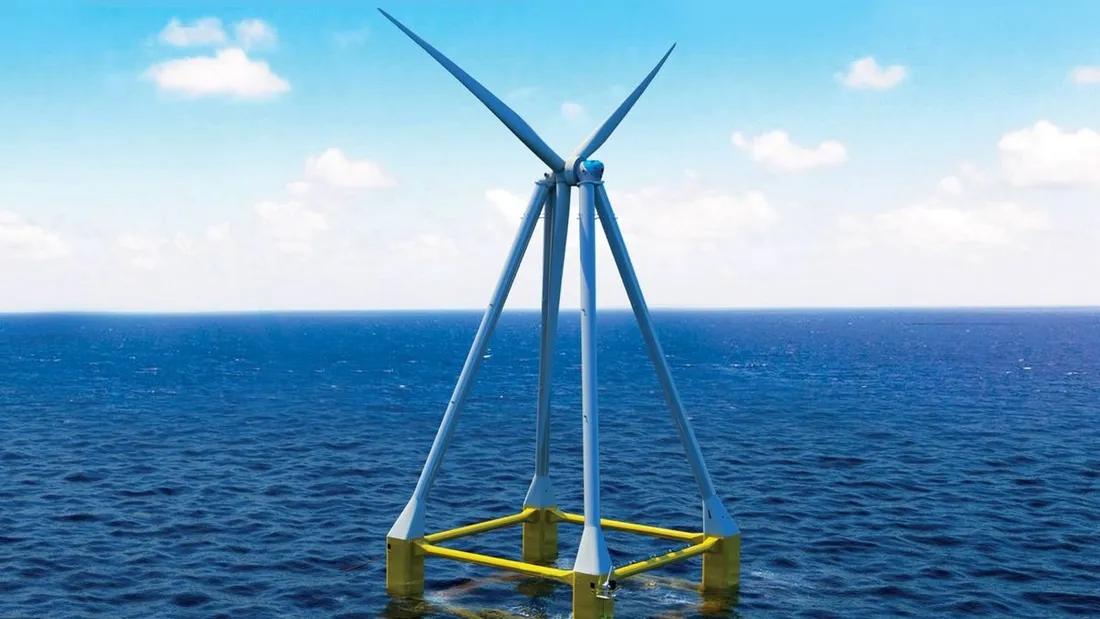 Eolienne flottante.