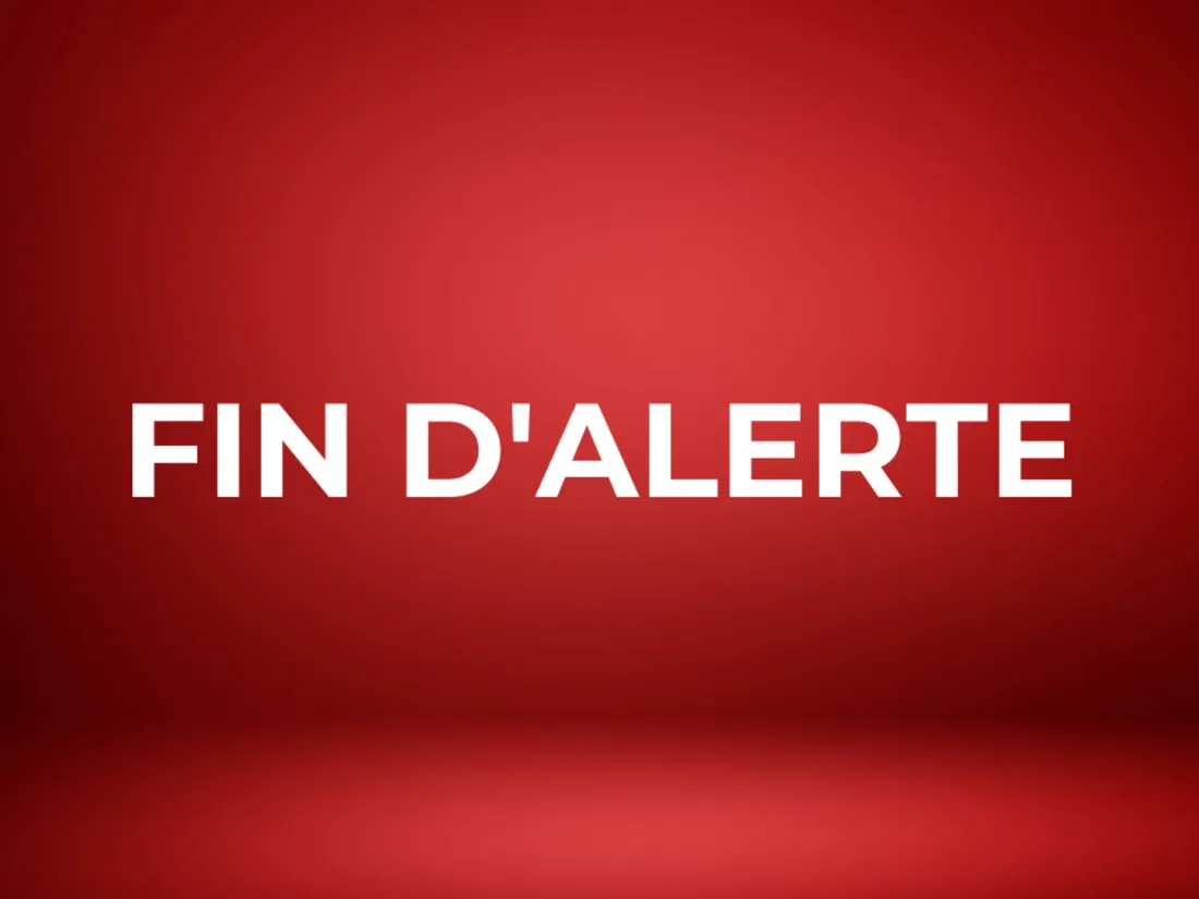 Fin d'alerte