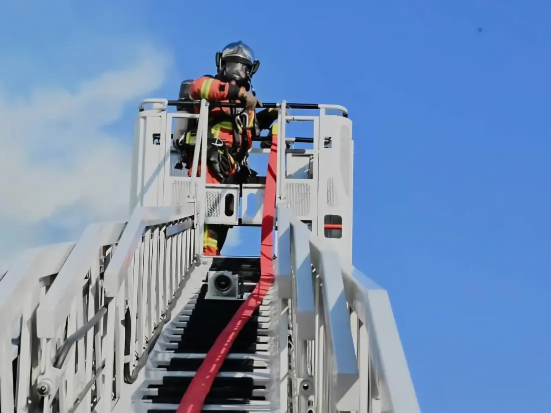Grande échelle des sapeurs-pompiers de la Haute-Vienne (archives)