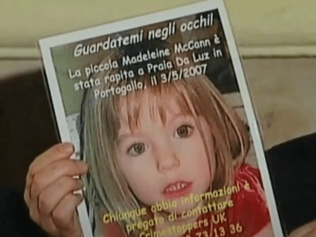 Illustration Maddie McCann disparition