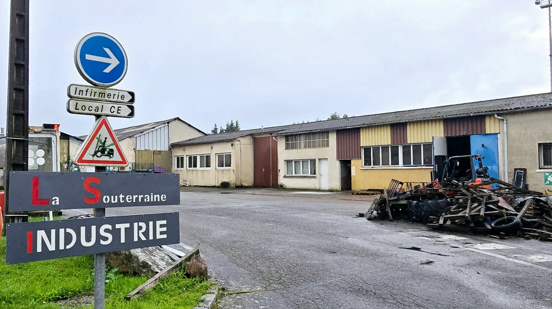 Entrée du site LS Industrie de La Souterraine