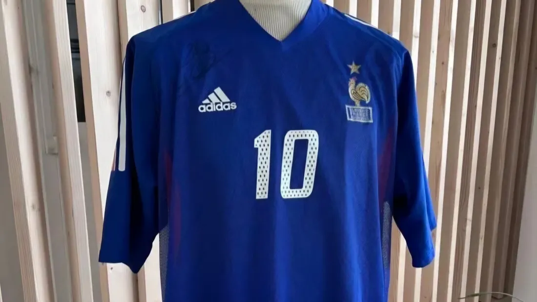 Maillot de l'équipe de France de Football de Zinédine Zidane (2003)