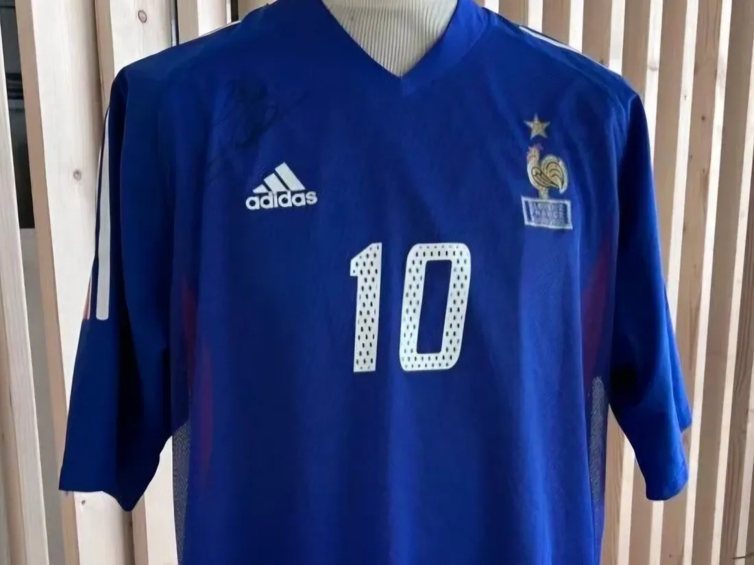 Maillot de l'équipe de France de Football de Zinédine Zidane (2003)