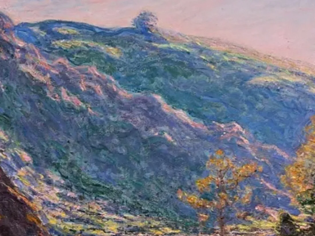 "Soleil sur la Petite Creuse" de Claude Monet