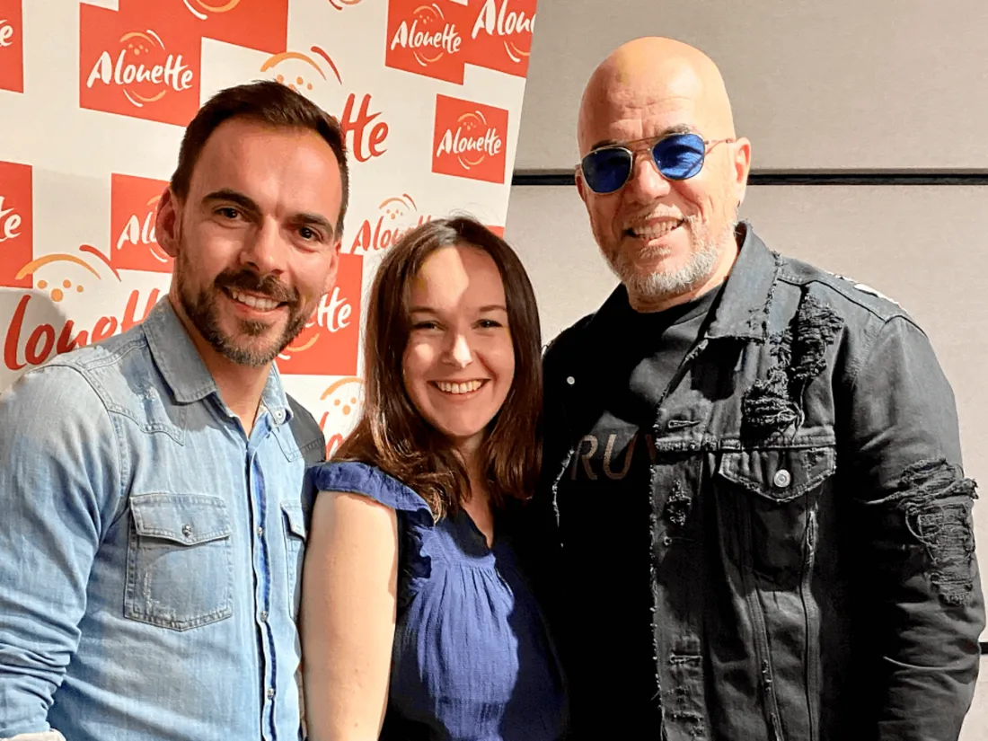 Pascal Obispo en direct sur Alouette